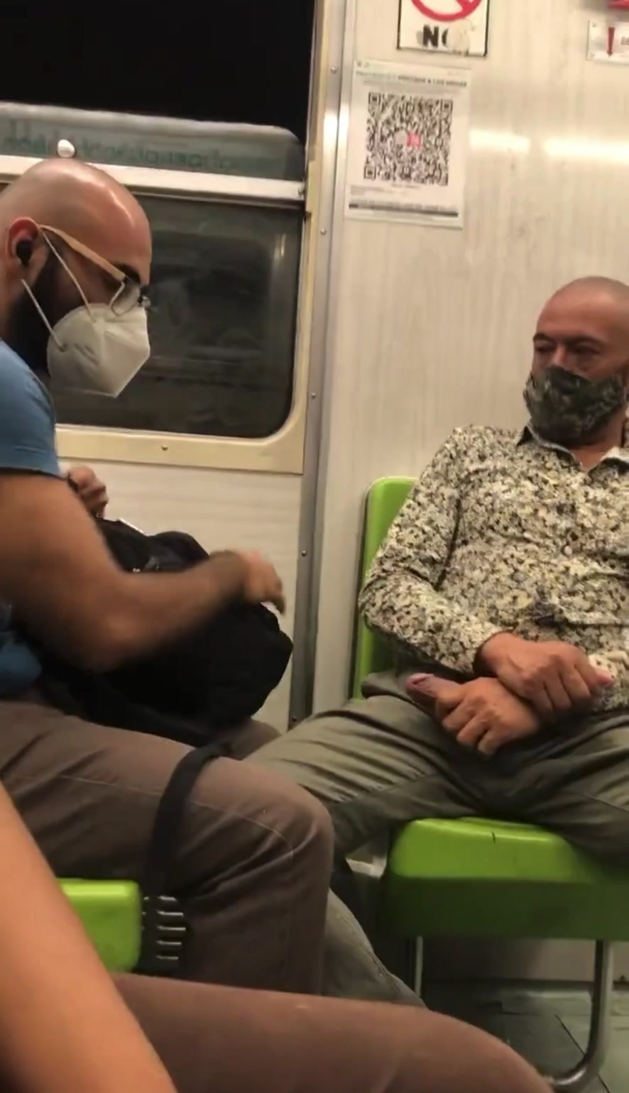 Sucking off on the train