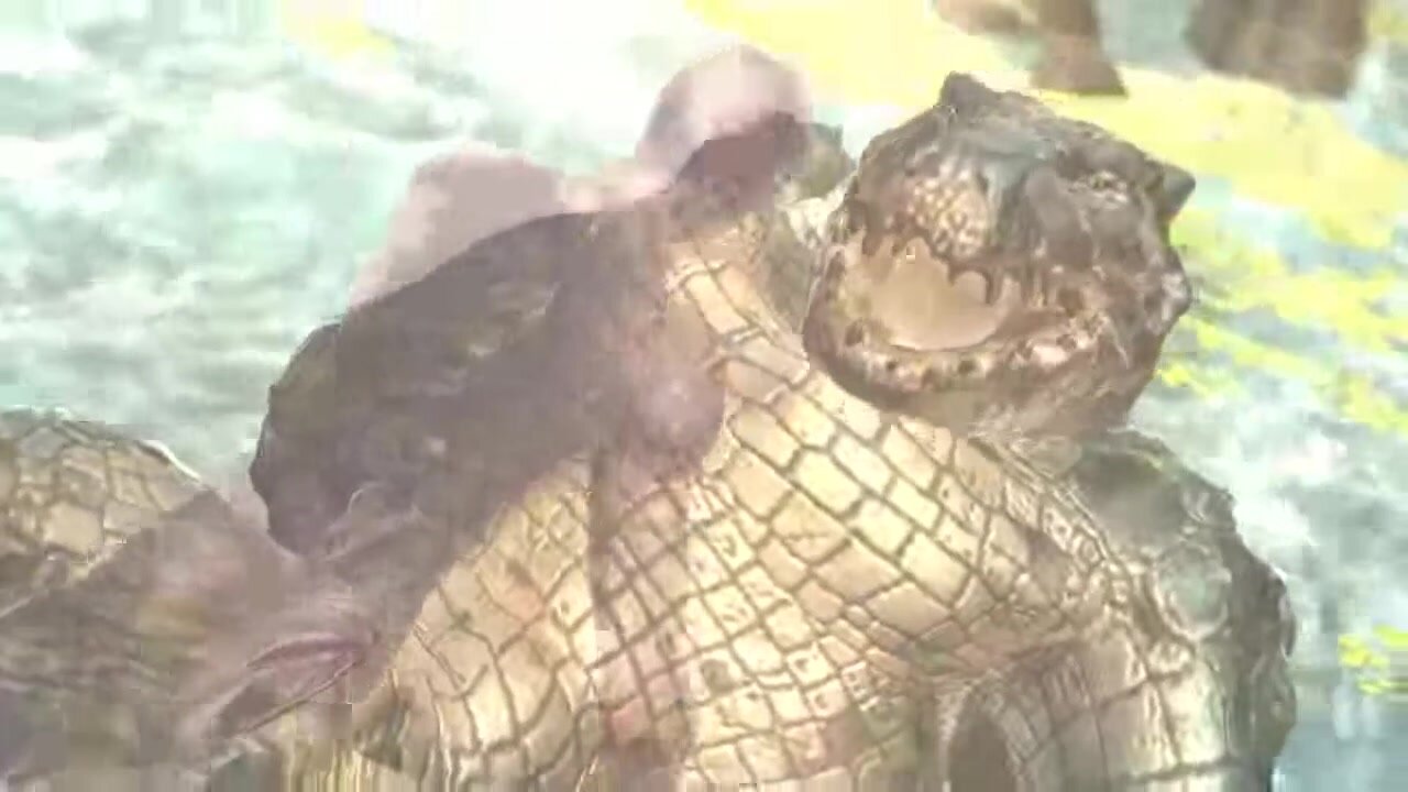 Sex with a female  anthro Crocodile