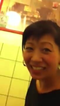 Asian woman pees in the sink (Old YT video)