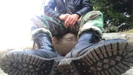 army military leather rangers poers wank cumshot
