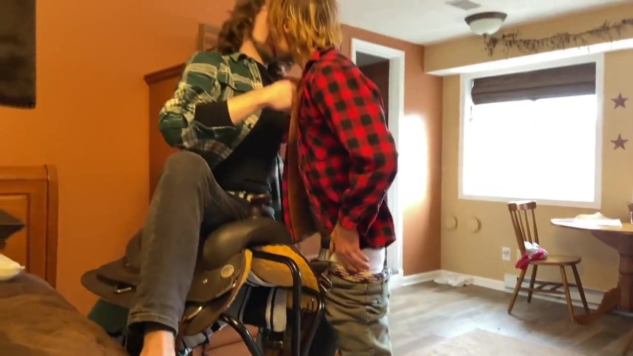 These two long haired guys love feet and underwear