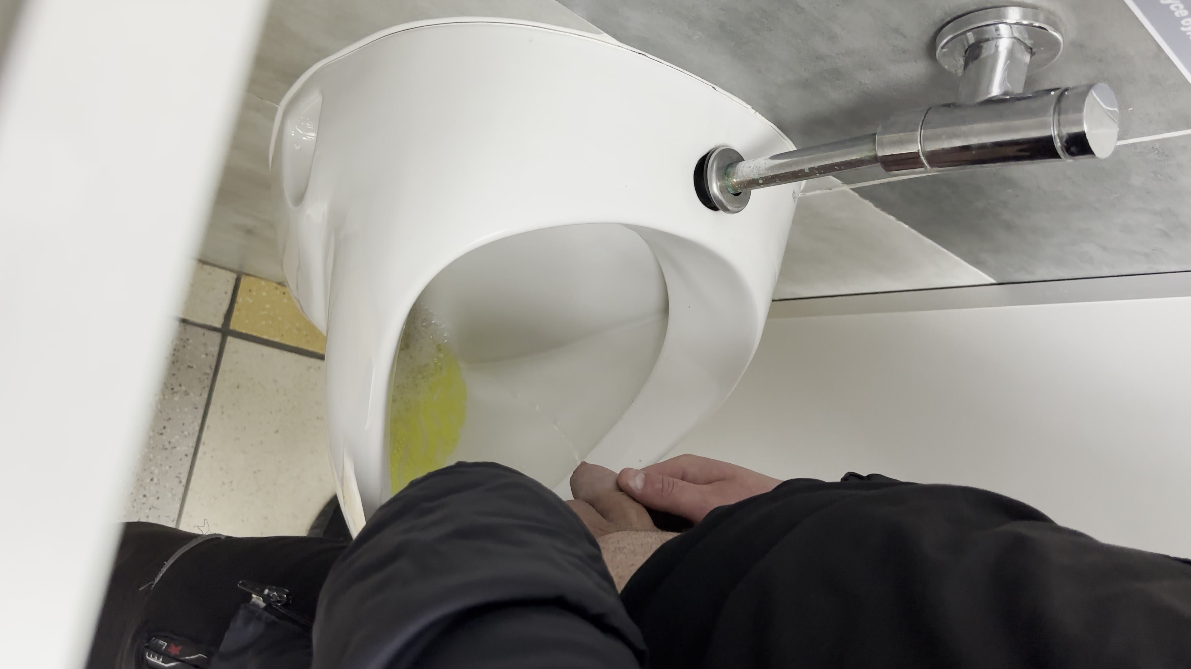 urinal spy piss man toilet - video 9