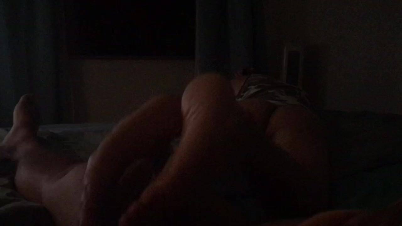 Friend  footjob night