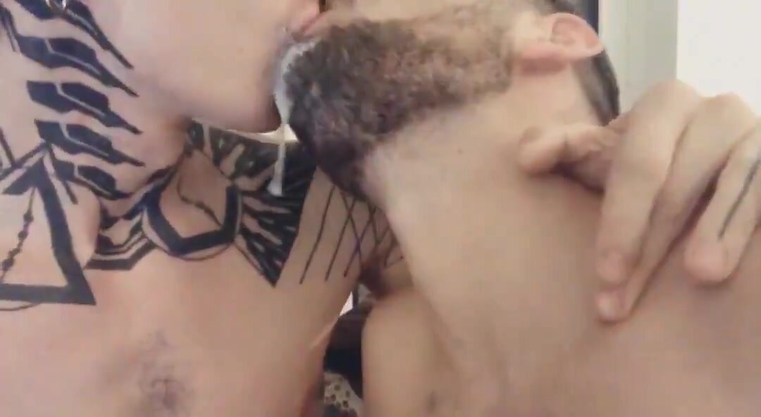 Cum swap and spit kiss