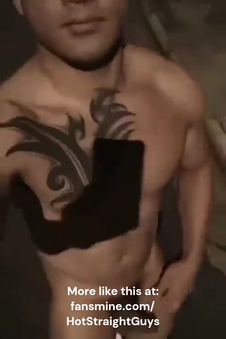 Hot big dicked guy get naked on street and get caught