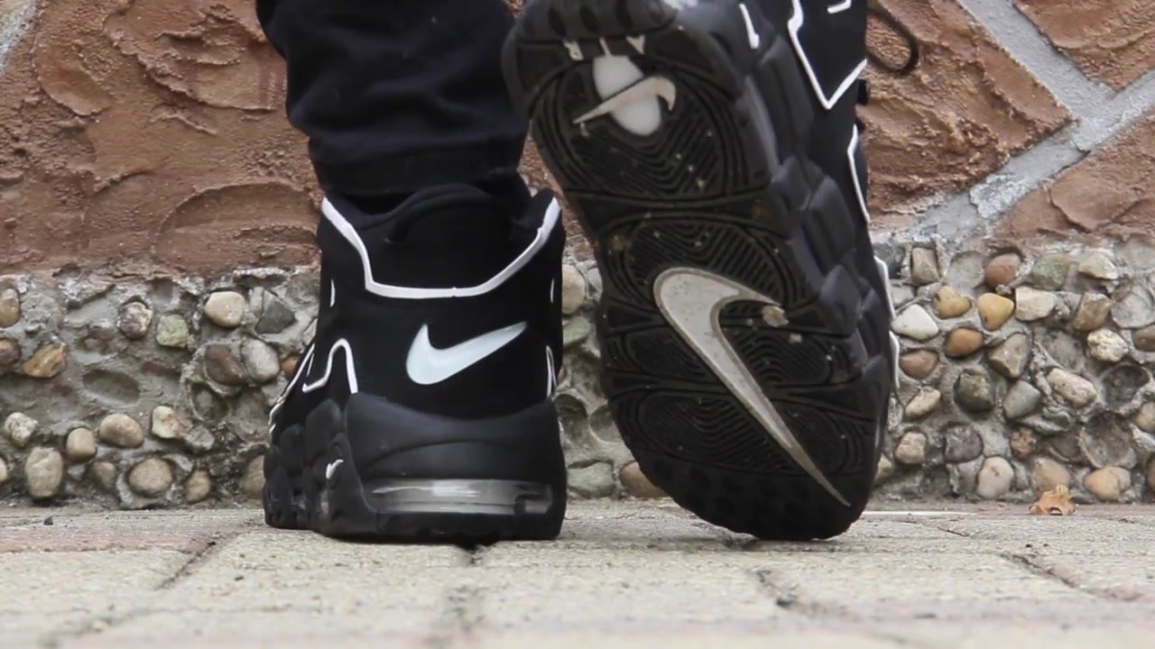 NIKE AIR MORE UPTEMPO ON FEET