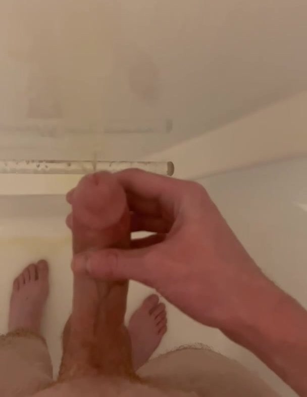 Hard Piss in the Shower