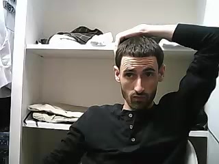 Cam guy shows soles (no nudity)
