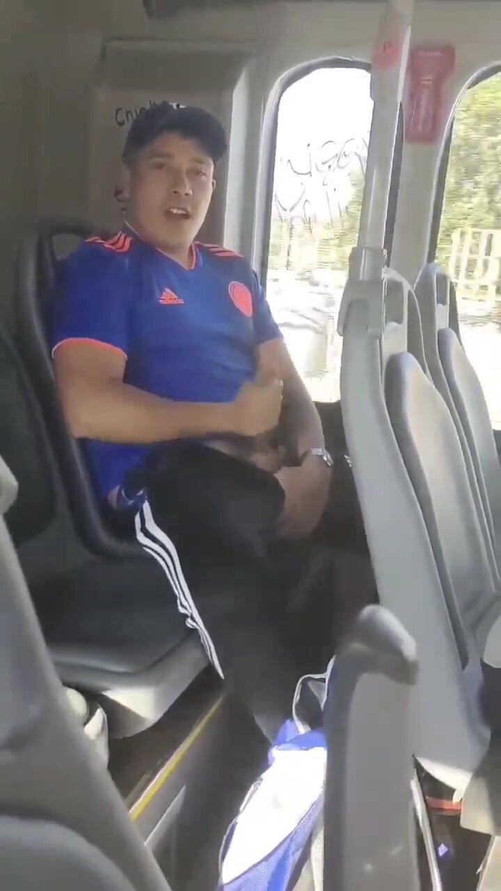 jerking off on the bus - video 2