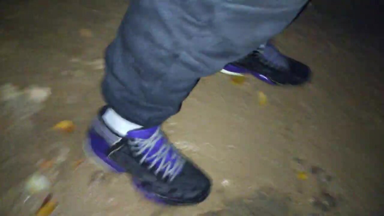 adidas basketball shoes in mud