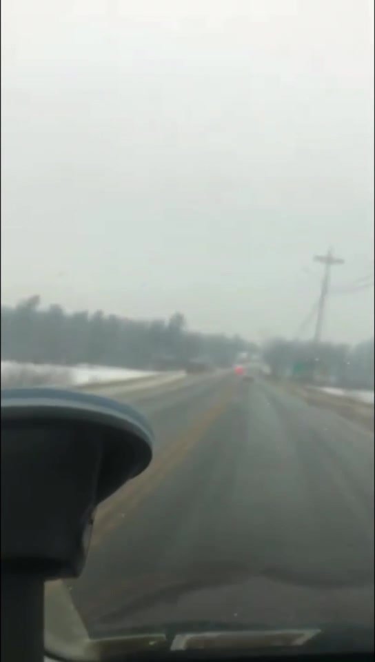 Girl burps hiccups while driving