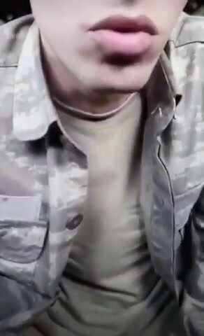 Turkish soldier jerking off - video 2