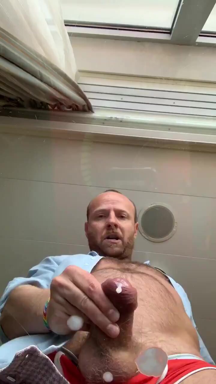 Dad makes it rain cum
