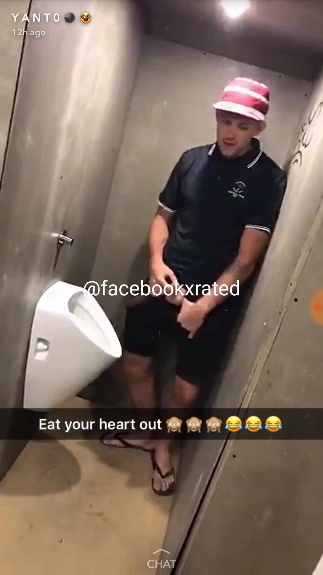 Str8 guy antics 399 - mate at the urinal