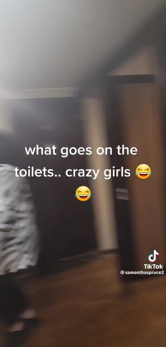 TikTok girl on toilet 1