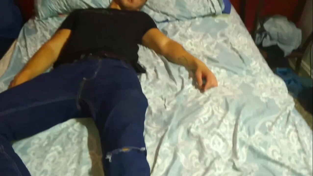 Passed out guy feet - video 2