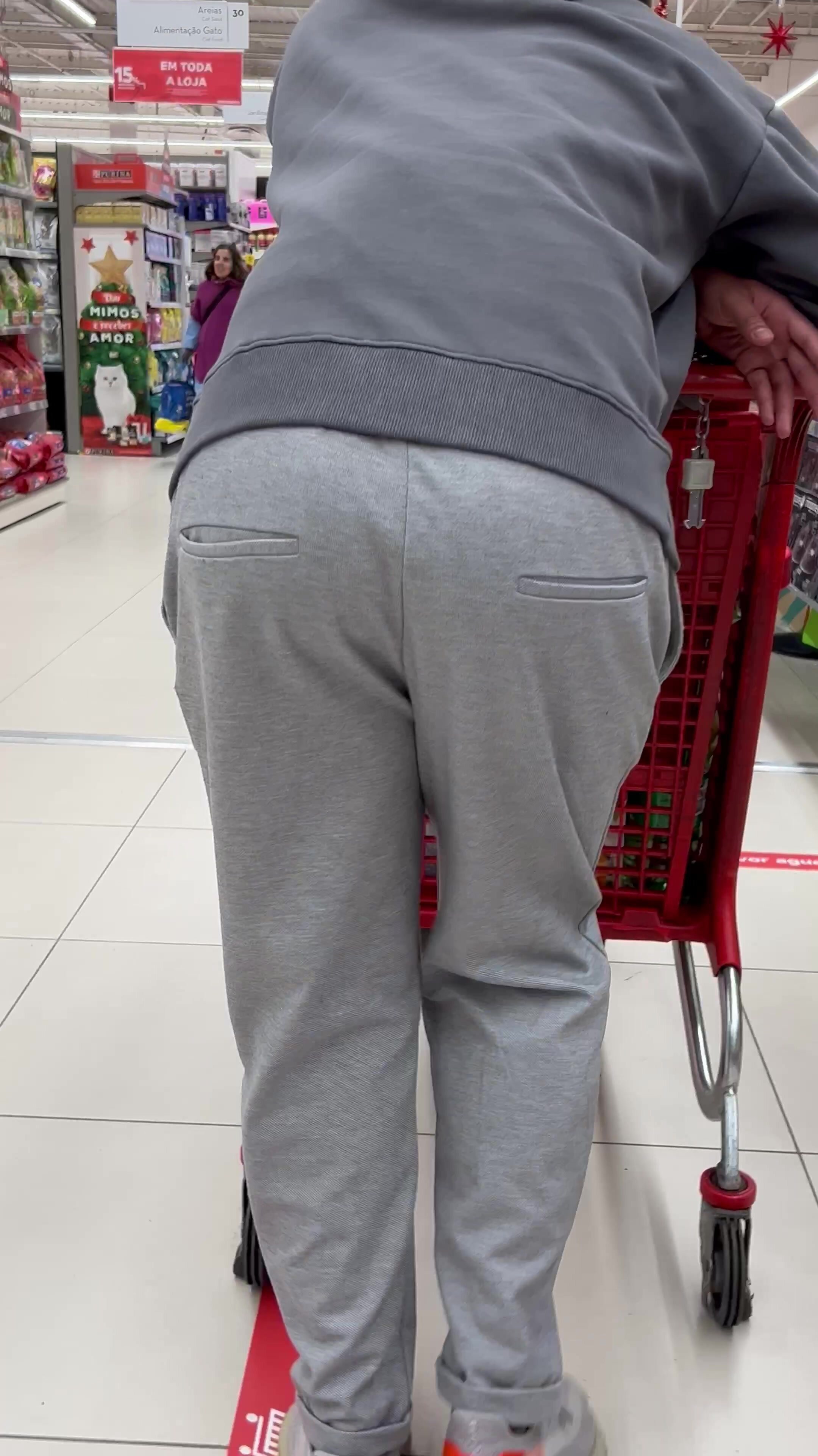 Spy Man's Ass In The Supermarket