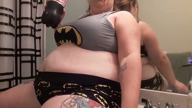 belly stuffing - video 47