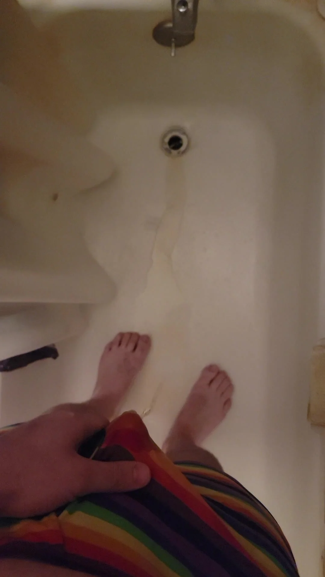 Bursting accident in the bathtub