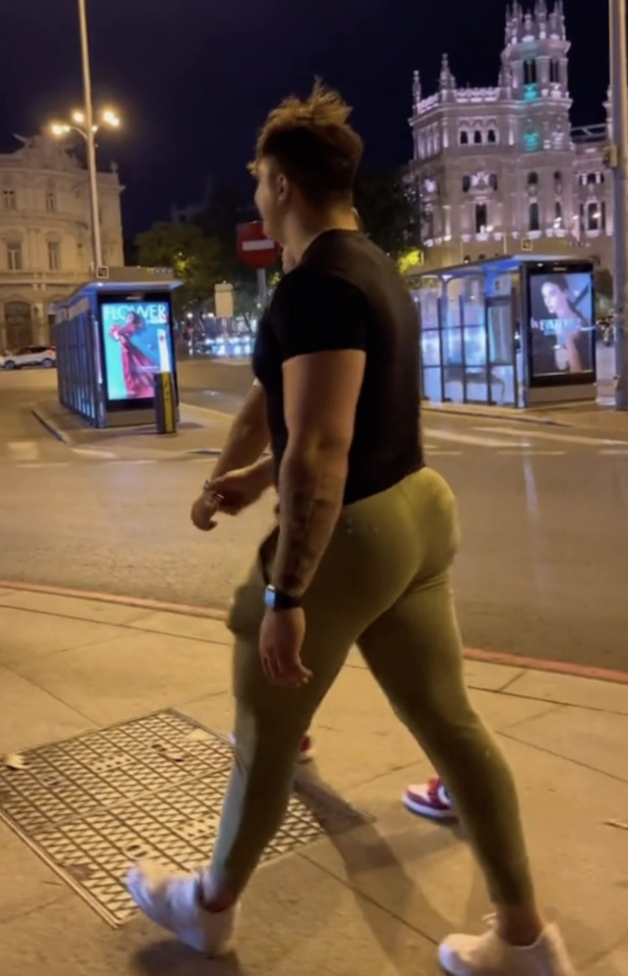 GIANT GUY walking giant ass