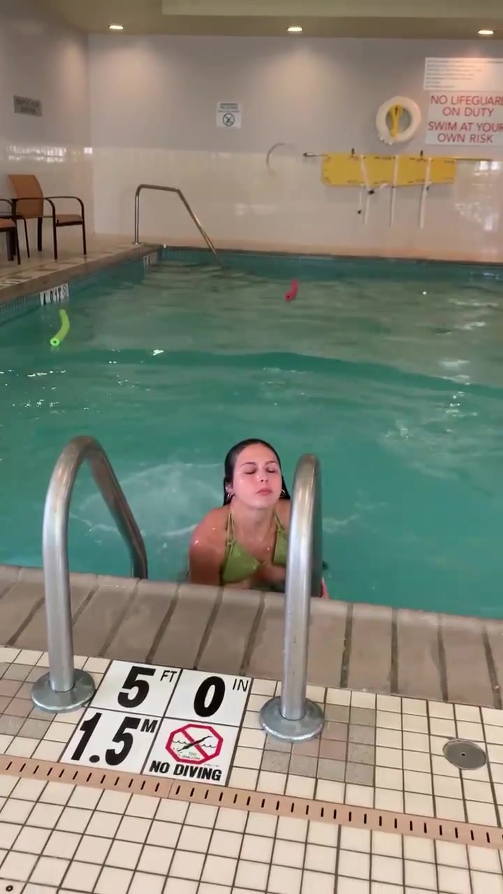 Bikini fail at the pool ENF