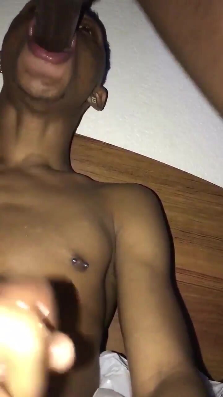 Black twink facefucked