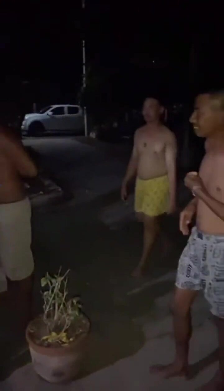 Thai guy group run naked
