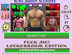Brawny-Cop - Fuck Me! Lockerroom Edition