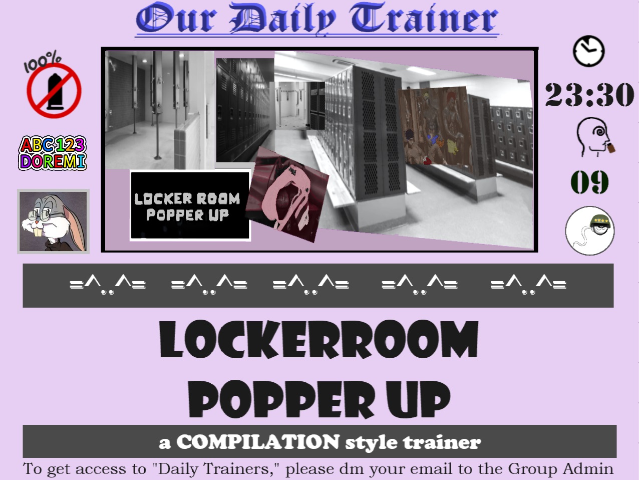 Lockerroom Popper Up