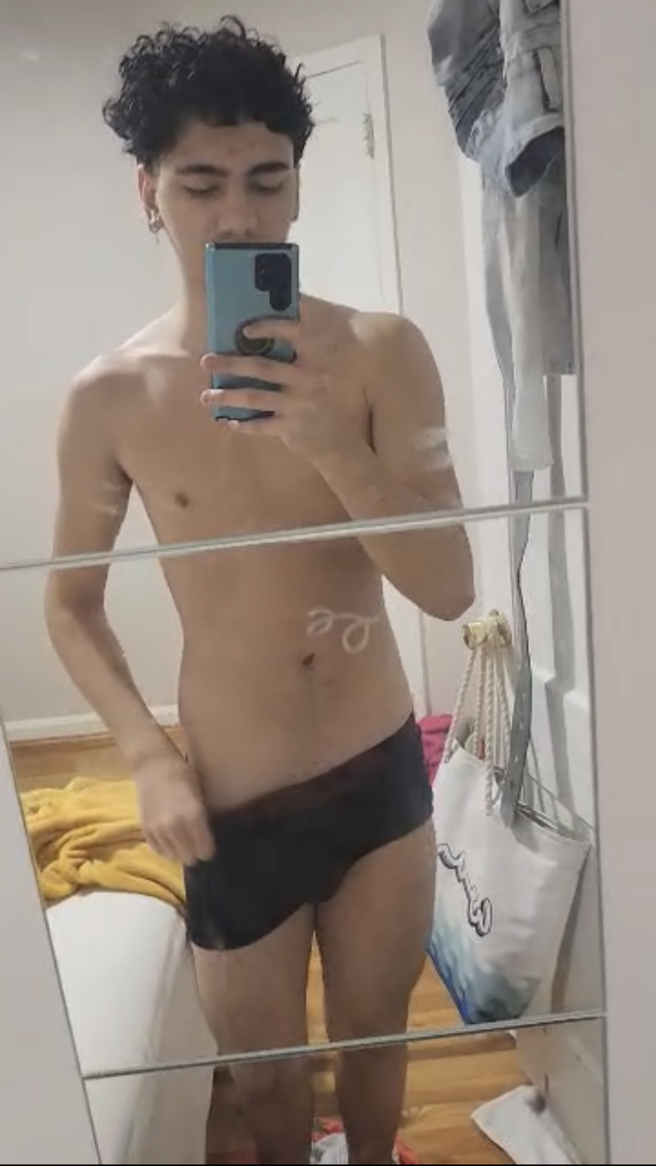 Baited teen strips