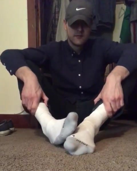 MY BIG SOCKED FEET NEED ATTENTION!