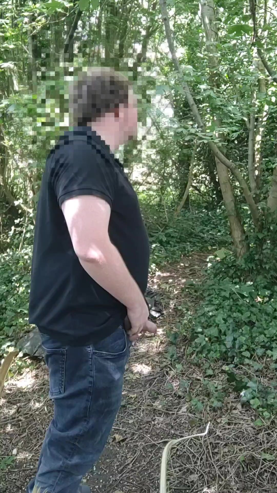 Piss, strip and Wank in the Woods (No Cum)