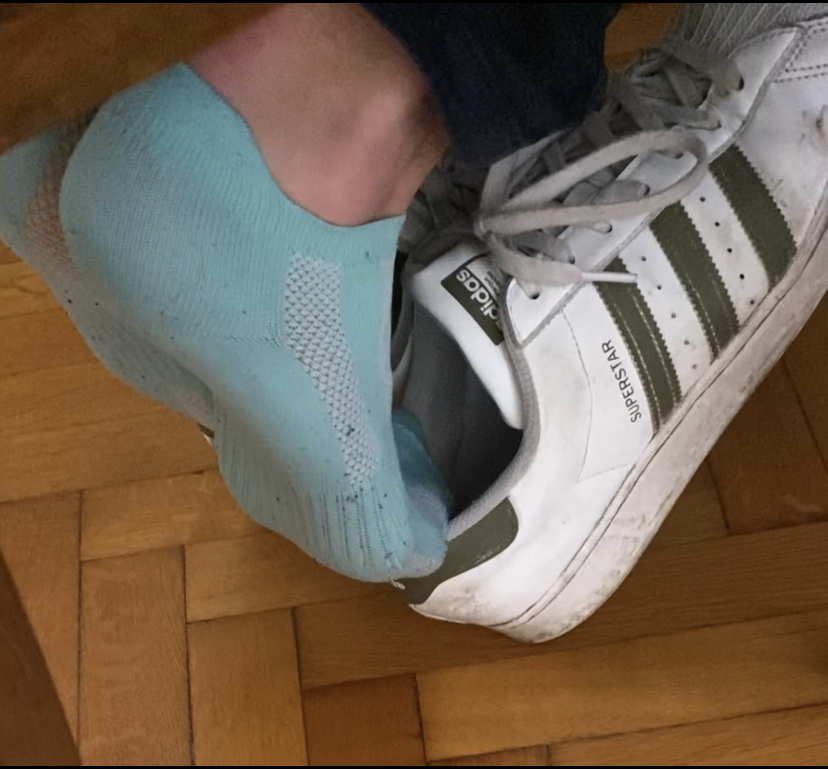 Boy socks shoeplay,candid feet part 2