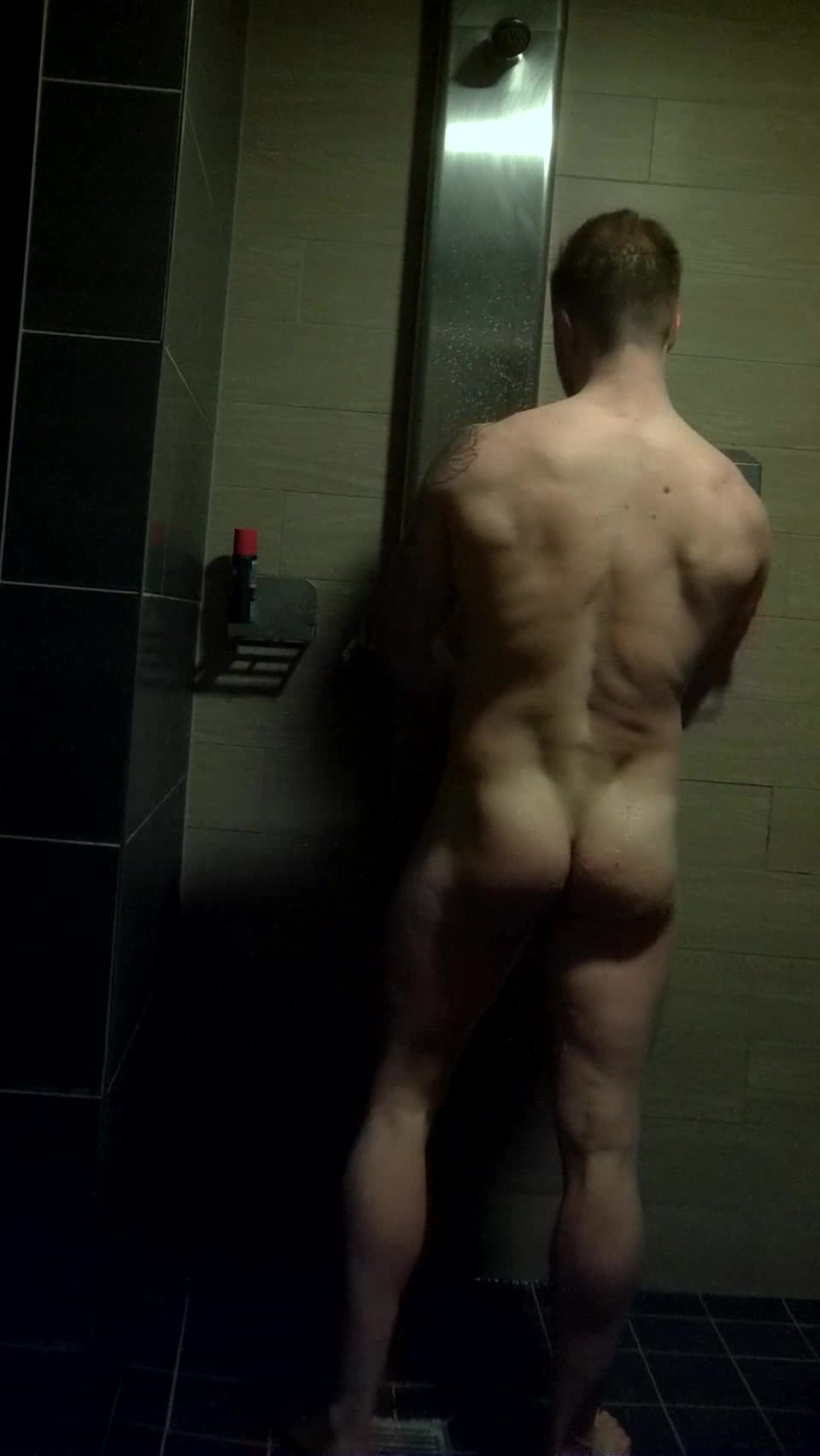 Caught in the gym shower