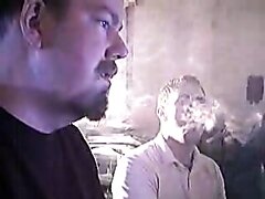Cigar smoking coach and son 3