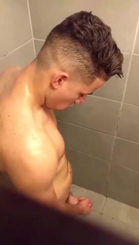 Caught cumming in gym showers