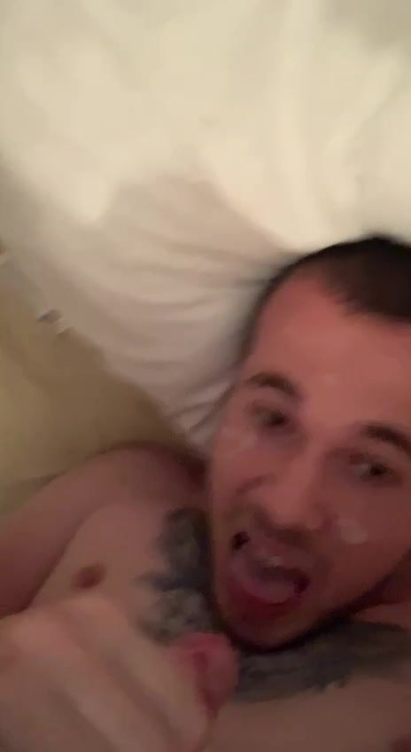 Sub eats own cum