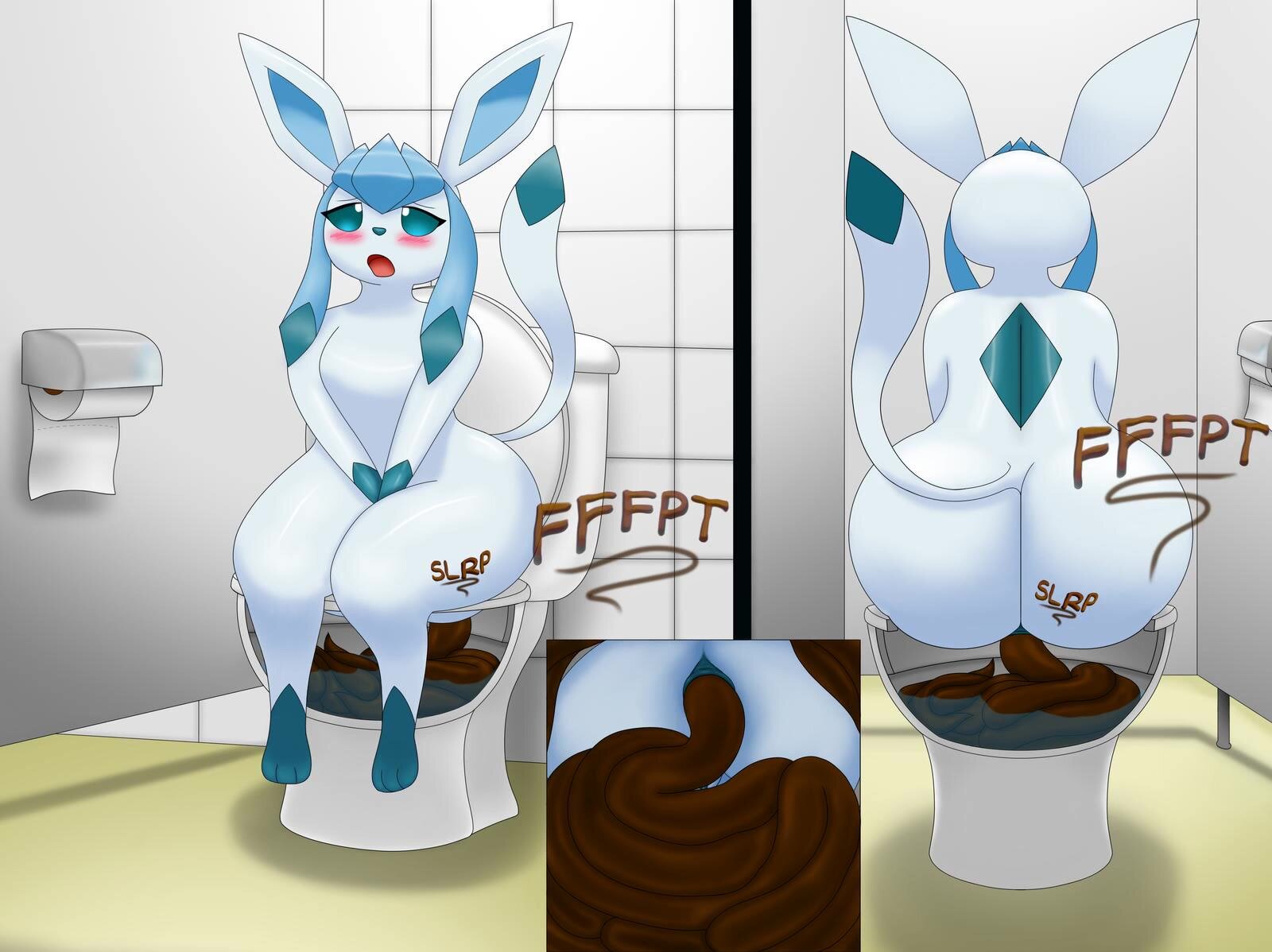 glaceon pooping