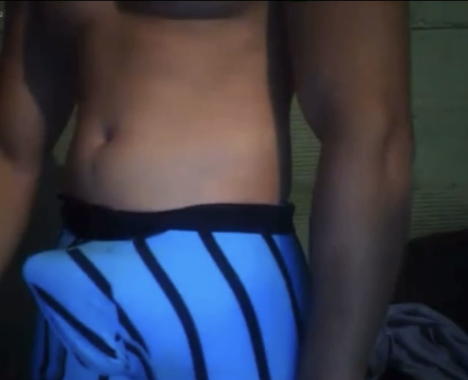 Colombian muscular man web cam