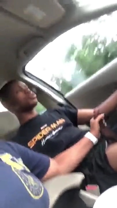 Friend car jerk off