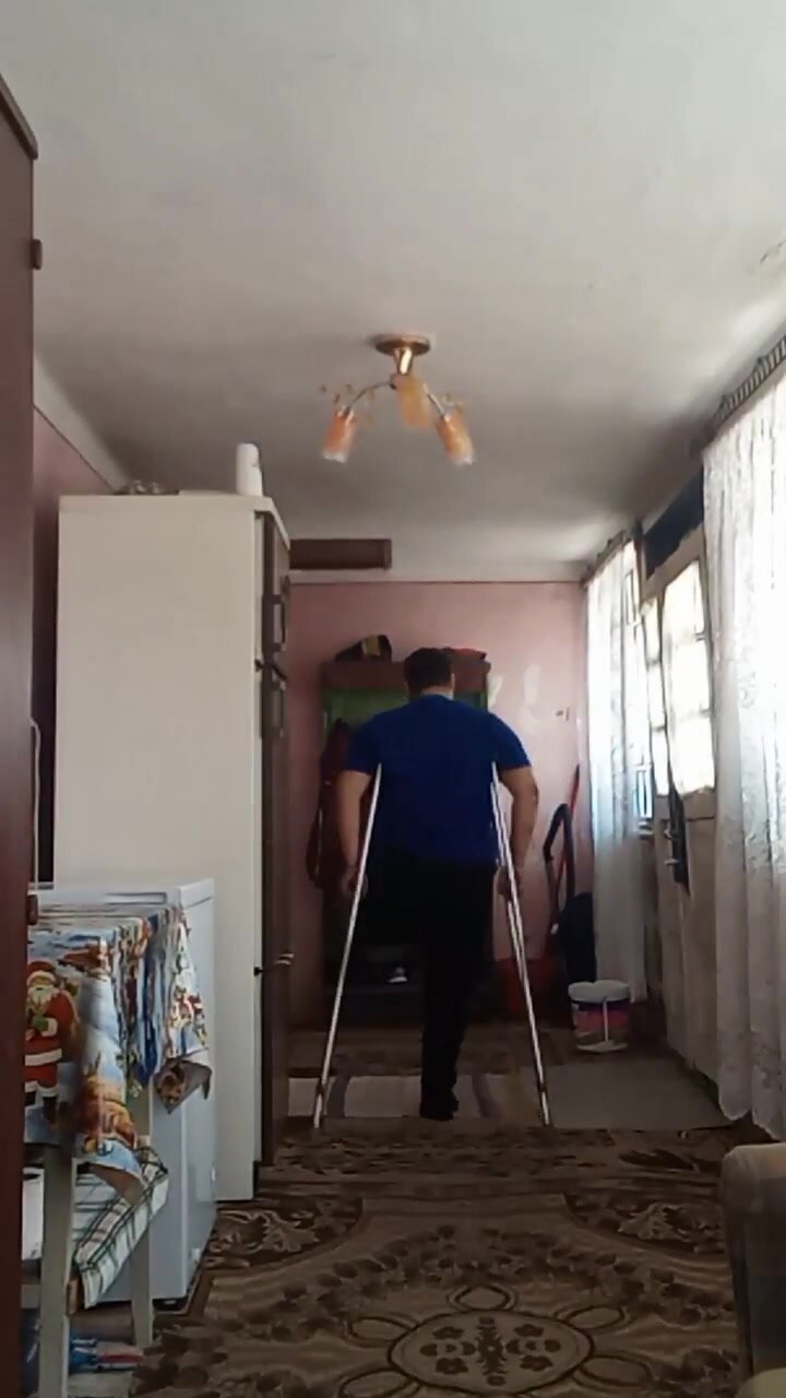 Amputee Crutching