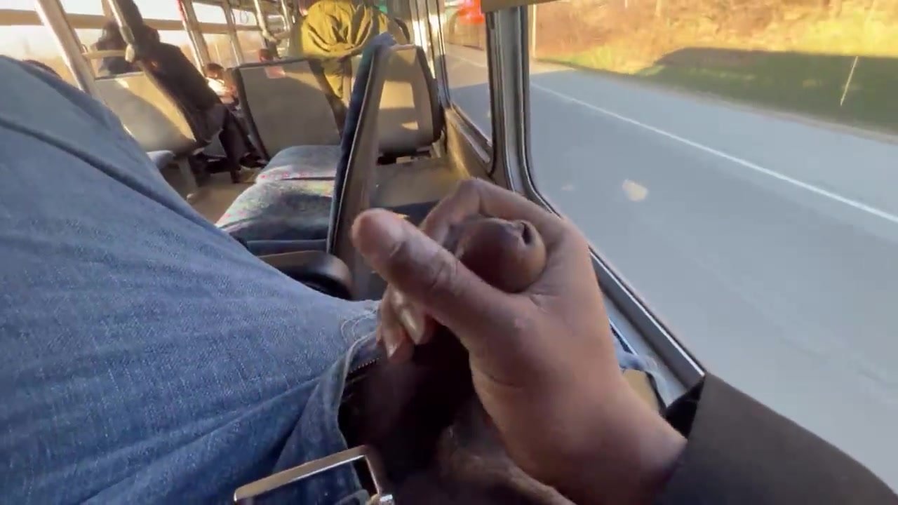 Shameless bator nuts on the bus