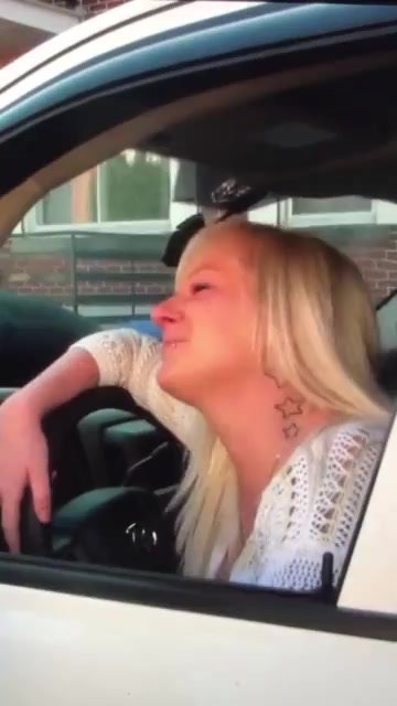 Bibi Spitting Loogies Out Car Window