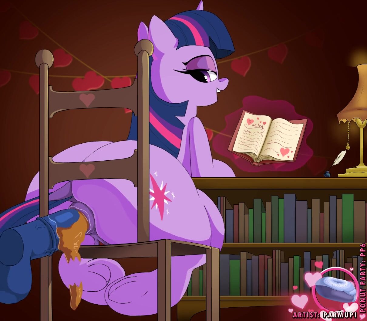 Twilight shitting and then fucked with a horse dick (no