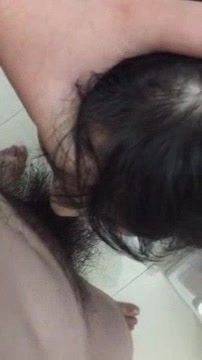 Chinese M-woman drinking her master's piss