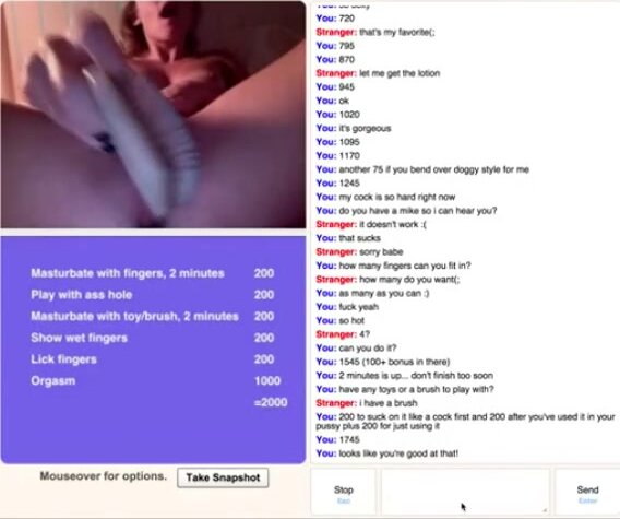 Girl plays Masturbation Game