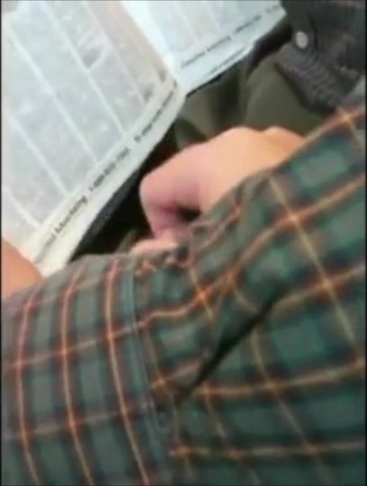 Groping a married man on train