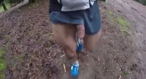 Thick Brown Cock in the Woods