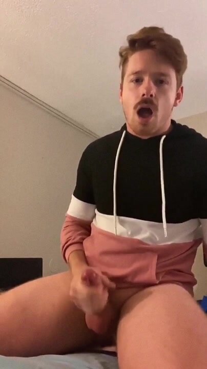 Ginger fag cumshot