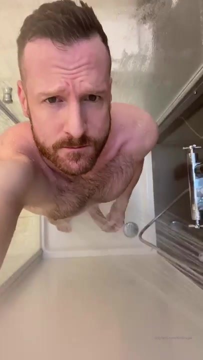 ginger cum in the shower